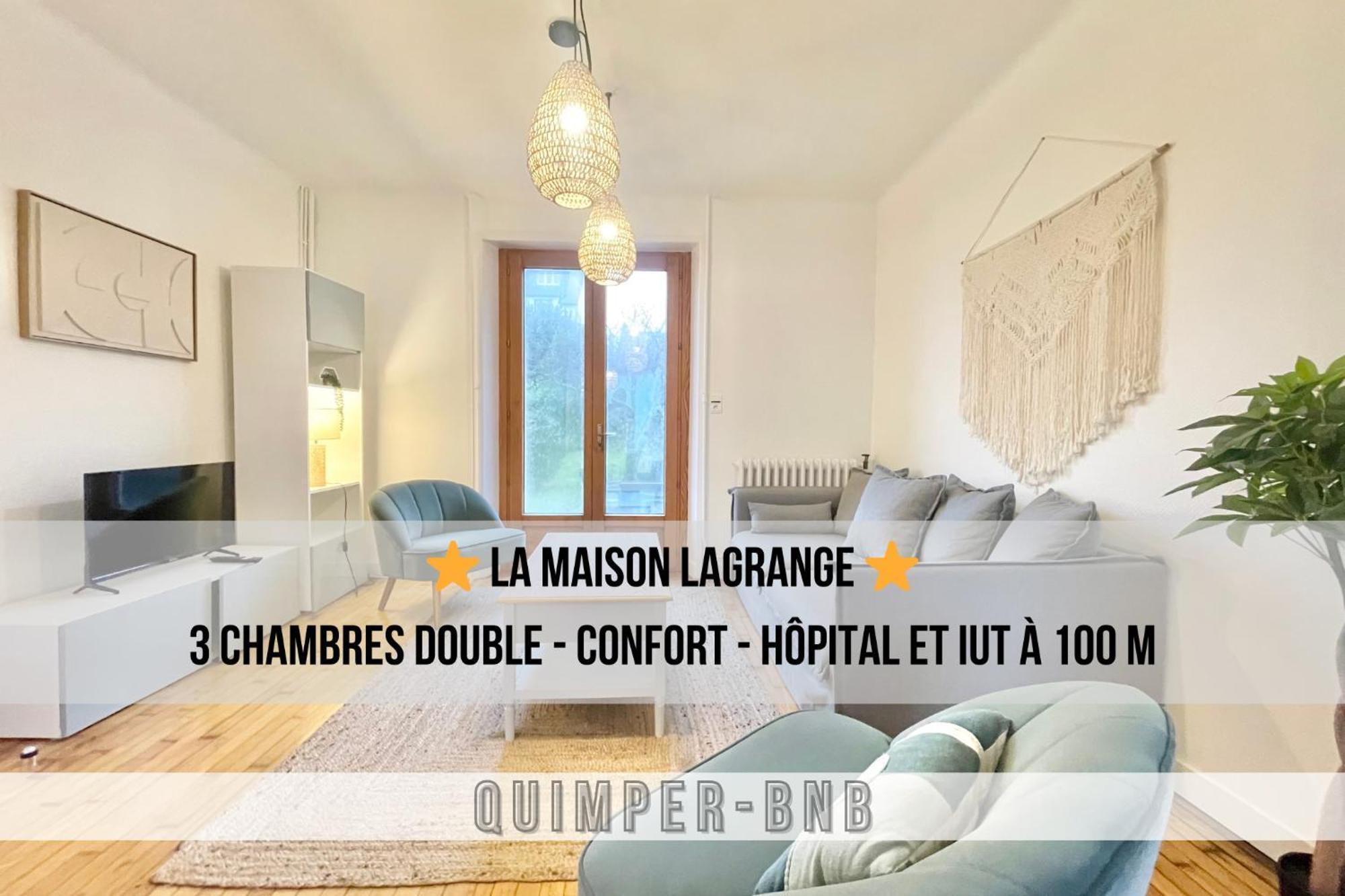 Maison Lagrange - 4 Chambres Quartier Iut Hopital Quimper Kültér fotó