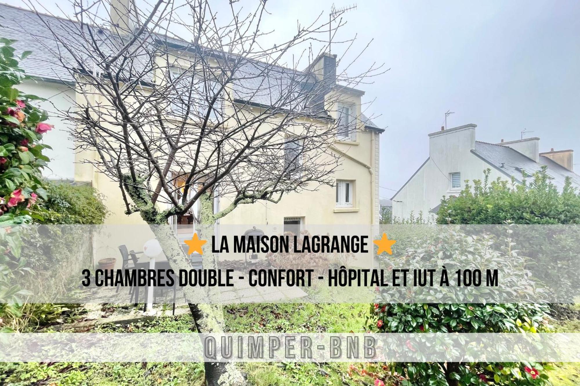 Maison Lagrange - 4 Chambres Quartier Iut Hopital Quimper Kültér fotó